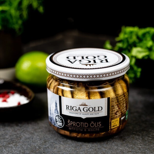 Sprotid õlis 250g RIGA GOLD